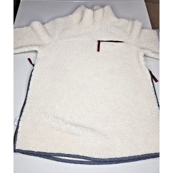 Y2K LL Bean Signature Fleece Jacket Side Zip Women's Size M EUC - Picture 6 of 8